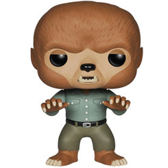 Figura del Hombre Lobo realizada en vinilo perteneciente a la línea Pop! de Funko. La figura tiene una altura aproximada de 10 cm., y está basada en Universal Monsters. 