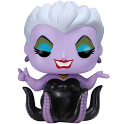 Figura de la malvada Úrsula realizada en vinilo perteneciente a la línea Pop! de Funko. La figura tiene una altura aproximada de 10 cm., y está basado en la película de Disney La Sirenita.