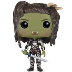 Figura de Garona realizada en vinilo perteneciente a la línea Pop! de Funko. La figura tiene una altura aproximada de 10 cm., y está basada en la película Warcraft El Origen.