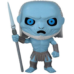 Figura de White Walker como campesina realizada en vinilo perteneciente a la línea Pop! de Funko. La figura tiene una altura aproximada de 10 cm., y está basada en la serie de TV Juego de Tronos.