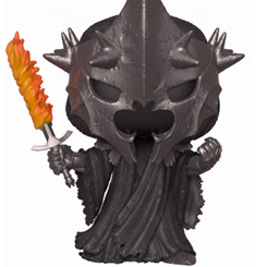 Figura de Witch King realizada en vinilo perteneciente a la línea Pop! de Funko. La figura tiene una altura aproximada de 10 cm., y está basada en saga de El Señor de los Anillos.