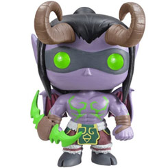 Figura de Illidan realizada en vinilo perteneciente a la línea Pop! de Funko. La figura tiene una altura aproximada de 10 cm., y está basada en el famoso videojuego World of WarCraft. 