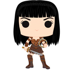 Figura de Xena La Princesa Guerrera realizada en vinilo perteneciente a la línea Pop! de Funko. La figura tiene una altura aproximada de 9 cm., y está basada en la serie de televisión Xena: La Princesa Guerrera. 