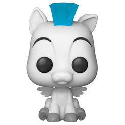 Tierna figura de Baby Pegasus realizada en vinilo perteneciente a la línea Pop! de Funko. La figura tiene una altura aproximada de 10 cm., y está basada en la película Hércules de la factoría Disney. 