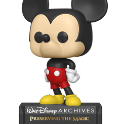 Figura Archives - Mickey Mouse realizada en vinilo perteneciente a la línea Pop! de Funko. La figura tiene una altura aproximada de 9 cm., y está basada en el famoso ratón de Walt Disney Mickey Mouse.