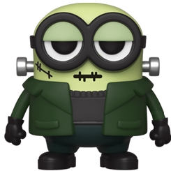 Figura de Frankenbob realizada en vinilo perteneciente a la línea Pop! de Funko. La figura tiene una altura aproximada de 10 cm., y está basada en saga de Minions.