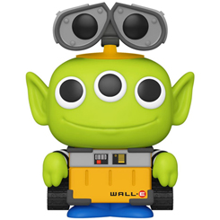 Figura de Pixar Alien Remix - Wall-E realizada en vinilo perteneciente a la línea Pop! de Funko. La figura tiene una altura aproximada de 10 cm., y está basada en la película de Disney Wall-E. 