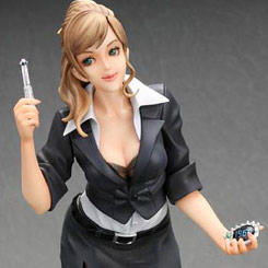 Sensual figura de la Agente G de Men in Black 3 presentado al más estilo japonés Bishoujo.