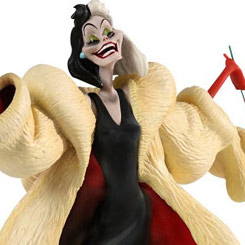 Busto Edición Limitada a 3000 unidades de Cruella De Vil basada en la película de Los 101 Dálmatas.