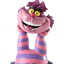 Busto Edición Limitada a 3000 unidades del famoso gato Cheshire  del clásico de Disney Alicia en el País de las Maravillas.