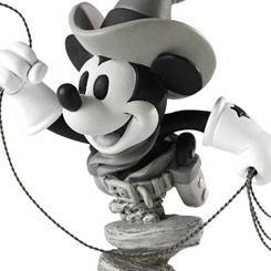 Busto Edición Limitada a 3000 unidades de Cowboy Mickey, basado en el corto de Mickey Mouse Dos Pistolas (Two Gun Mickey).