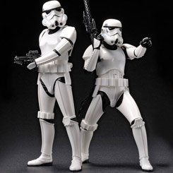 Pack de 2 figuras StormTroopers (Tropa de Asalto) de la serie ArtFX+, original de Star Wars creada por Kotobukiya.