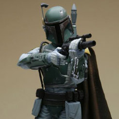 Figura de Boba Fett de la serie ArtFX+, original de “Star Wars” creada por Kotobukiya realizada en vinilo.