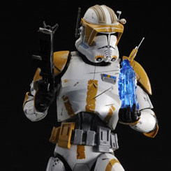 Espectacular figura Oficial de la línea ARTFX del Comandante Cody (Commander Cody) del Episodio III.