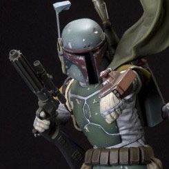 Espectacular figura Oficial de la línea ARTFX de Boba Fett Versión 2, aparecido en El Imperio Contraataca.