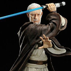 Figura de Obi-Wan de la serie ArtFX, original de “Star Wars” creada por Kotobukiya. La figura está esculpida por Takaboku Busujima inspirándose en el actor Alec Guinness.