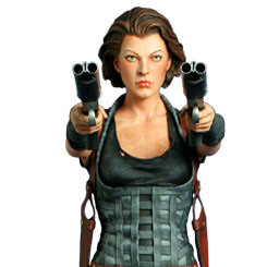 Figura limitada y numerada a 750 unidades en todo el mundo de Alice (Milla Jovovich) en Resident Evil Afterlife.