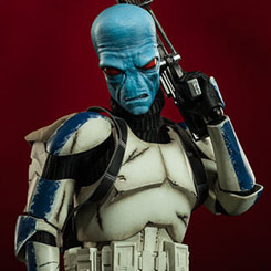 Detallada figura Cad Bane in Denal Disguise de la línea “Militaries of Star Wars” creada por la firma Sideshow para Star Wars, la figura con más de 30 puntos de articulación hace casi posible cualquier posición.