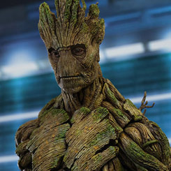 Figura Movie Masterpiece Edición Limitada de Groot basada en la película Guardianes de la Galaxia, figura creada por la firma Hot Toys basándose en los bocetos originales de Marvel para la película.