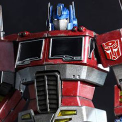 Deslumbrante figura Edición Limitada de Optimus Prime Starscream Version, figura creada por la firma Hot Toys basándose en la clásica y popular Transformers Generación 1.