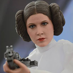 Figura Edición Limitada Movie Masterpiece de la Princesa Leia por la firma Hot Toys para Star Wars,