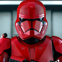 Figura Edición Limitada Movie Masterpiece Sith Trooper por la firma Hot Toys para Star Wars, la figura con más de 30 puntos de articulación hace casi posible cualquier posición.