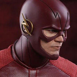 Impresionante figura Movie Masterpiece Edición Limitada de The Flash basado en la serie de televisión interpretado por Grant Gustin, figura creada por la firma Hot Toys