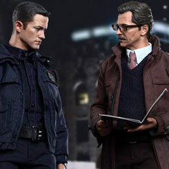 Set de Figuras Edición Limitada de John Blake & Jim Gordon con la Bat-Señal basados en la película Batman The Dark Knight Rises interpretados por Joseph Gordon-Levitt yGary Oldman.