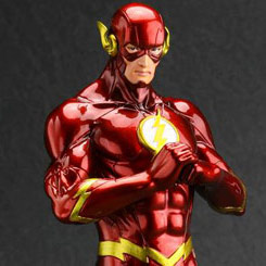 Figura The Flash de la serie ArtFX+, original de “DC Comics”, esta figura ha sido creada por Kotobukiya.