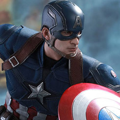 Detallada figura Edición Limitada del Capitán América basado en la película “Capitán América: Civil War” interpretado por Chris Evans.