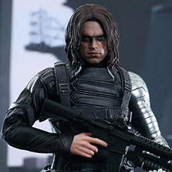 Figura Edición Limitada del Soldado de Invierno basado en la película “Capitán América: El Soldado de Invierno” interpretado por Sebastian Stan.