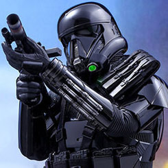 Espectacular figura Edición Limitada Death Trooper Specialist Rogue One creada por la firma Hot Toys para Star Wars, la figura con más de 30 puntos de articulación hace casi posible cualquier posición.