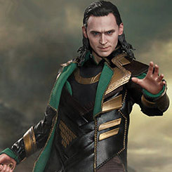 Detallada figura Edición Limitada de Loki basada en la película Thor: The Dark World interpretado por Tom Hiddleston.