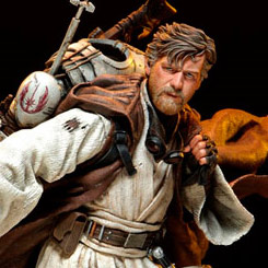 Impresionante figura Edición Limitada del maestro Ben Kenobi creada por la firma Sideshow, la figura está basada en la época de nómada que Ben Kenobi.