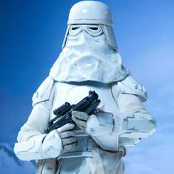 Detallada figura SnowTrooper de la línea “Militaries of Star Wars” creada por la firma Sideshow.