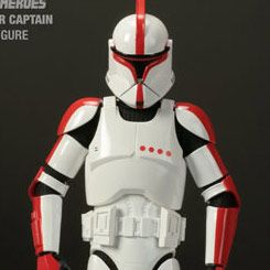 Edición Limitada a 1000 unidades de la figura RAH Clone Trooper Captain, creada por la firma Sideshow.