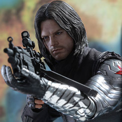 Figura Edición Limitada del Soldado de Invierno basado en la película “Capitán América: Civil War” interpretado por Sebastian Stan, figura creada por la firma Hot Toys.