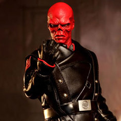 Detallada figura Edición Limitada del malvado Red Skull (Cráneo Rojo) basado en la película “El Capitán América".