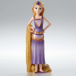 Detallada figura de la Princesa Rapunzel de la línea Art Deco de Walt Disney basada en el clásico Enredados (Tangled) de 2011.