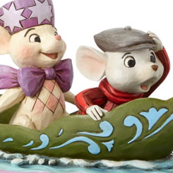 Figura de Bernard & Bianca que creada para conmemorar el 40 Aniversario de la película de Disney, Los Rescatadores. 