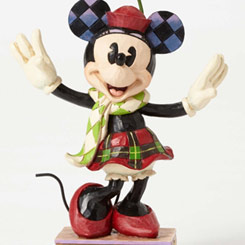 Figura de Minnie Mouse de Walt Disney titulada Minnie Mouse Merry Xmas, el artista Jim Shore ha elaborado esta figura de Navidad con unos 12 cm., de altura.