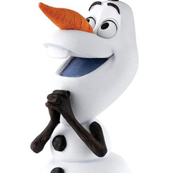 Detallada figura de Olaf "Magical Snowman" de la línea Enchanting Disney Collection basada en el clásico 'Frozen: El reino de hielo' de (2013).