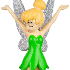 Divertido adorno de Navidad de Campanilla con su vestido verde. Pon un toque Disney a tu árbol de Navidad con este preciosos adorno que ha sido moldeado y pintado para parecerse a Campanilla.