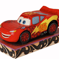 Figura de Ka-Chow Rayo McQueen (Lightning McQueen)  de la película Cars del año 2006 dirigida por John Lasseter y Joe Ranft.