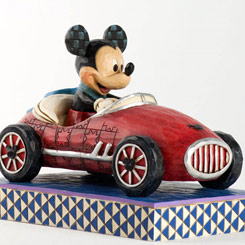 Figura de Mickey Mouse en un fabuloso Roadster inspirado en las carreras de Monte Carlo. 