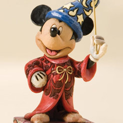 Mágica figura de Mickey Mouse como un aprendiz de brujo perteneciente a la película de Fantasía. Producto Oficial Disney.