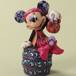 Figura de Minnie Mouse disfrazada de Pirata. Figura de la Colección Especial de Halloween Disney basada en Piratas del Caribe. 