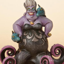 La maldad del Océano se ha personificado en esta preciosa figura de Ursula, la malvada bruja del clásico de Walt Disney La Sirenita.