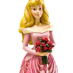 Figura de la Princesa Aurora del clásico Disney “La Bella Durmiente” realizada por el artista Jim Shore.