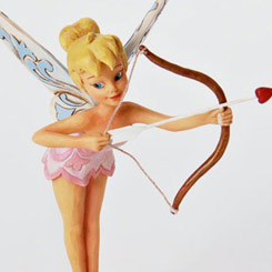 Romántica figura de Campanilla (Tinker Bell) disfrazada de Cupido con una altura aproximada de 15,5 cm.,